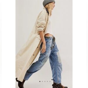 🌸NWOT🌸Free People Hunter Duster in Pastry Cream